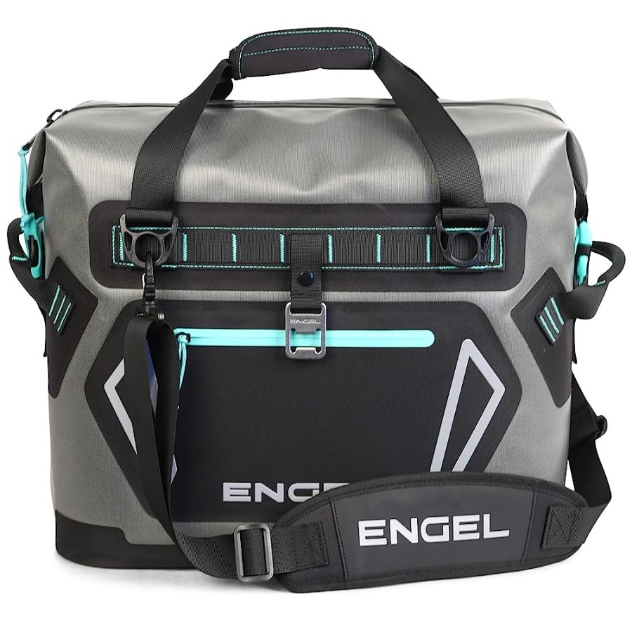 ENGEL HD20-GSF 22 QUART HEAVY-DUTY SOFT SIDED COOLER BAG DARK GRAY/SEAFOAM… | 