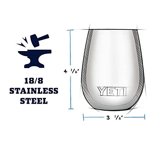 YETI Rambler 10オンス ワインタンブラー マグスライダー蓋付き 真空断熱 ステンレス製、ハーベストレッド | YETI | 01
