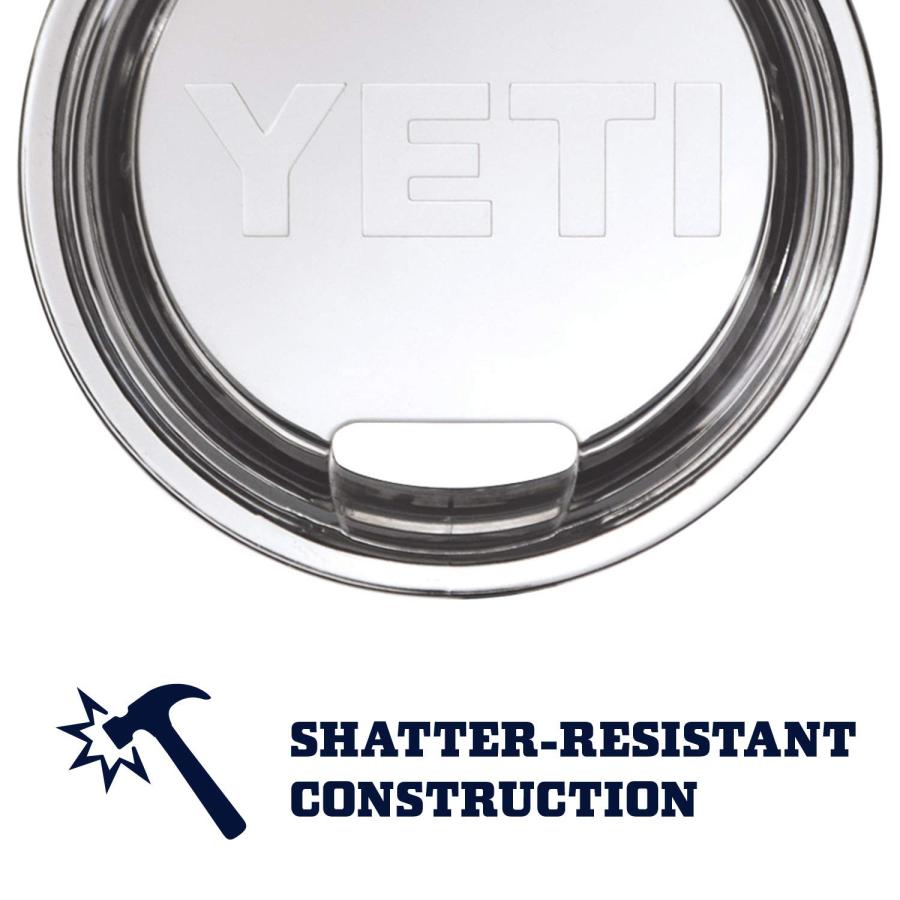 YETI Rambler 14オンス マグカップ 蓋付き 真空断熱 ステンレス製、シーフォーム | YETI | 04