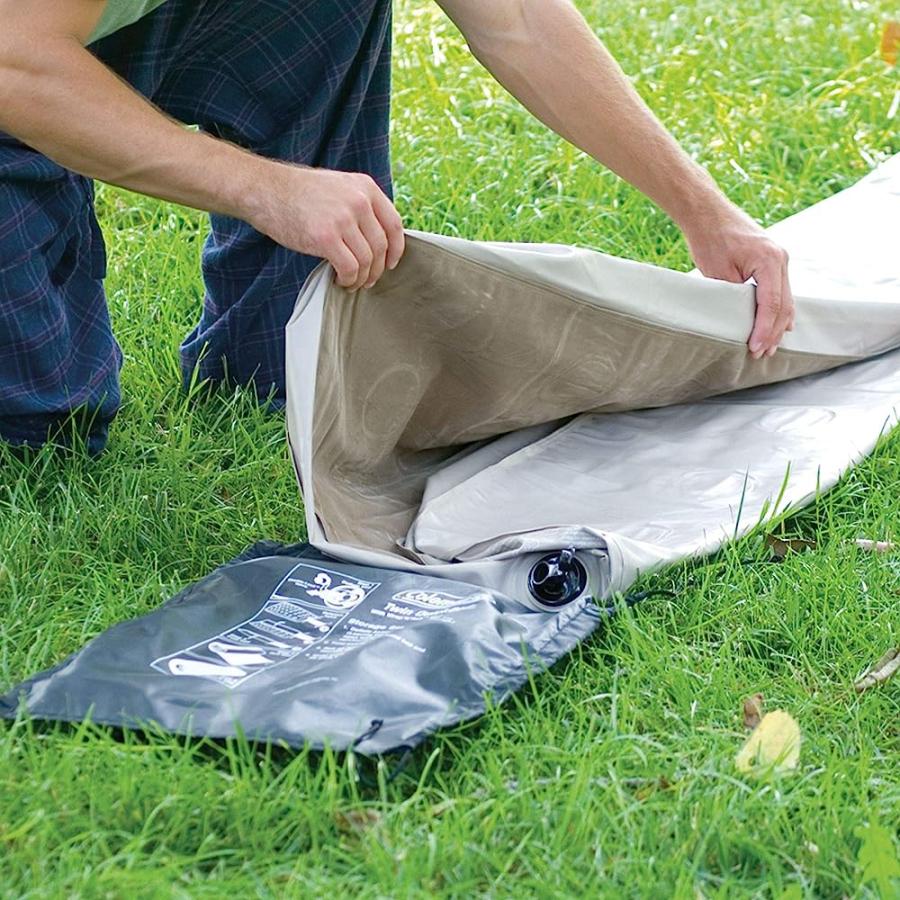 COLEMAN KIDS AIR MATTRESS WITH SOFT PLUSH TOP | EASYSTAY SINGLE-HIGH INFLATABLE AIR BED, TWIN - 2000024251, 57 X 27 X 6 INCHES | Coleman | 05