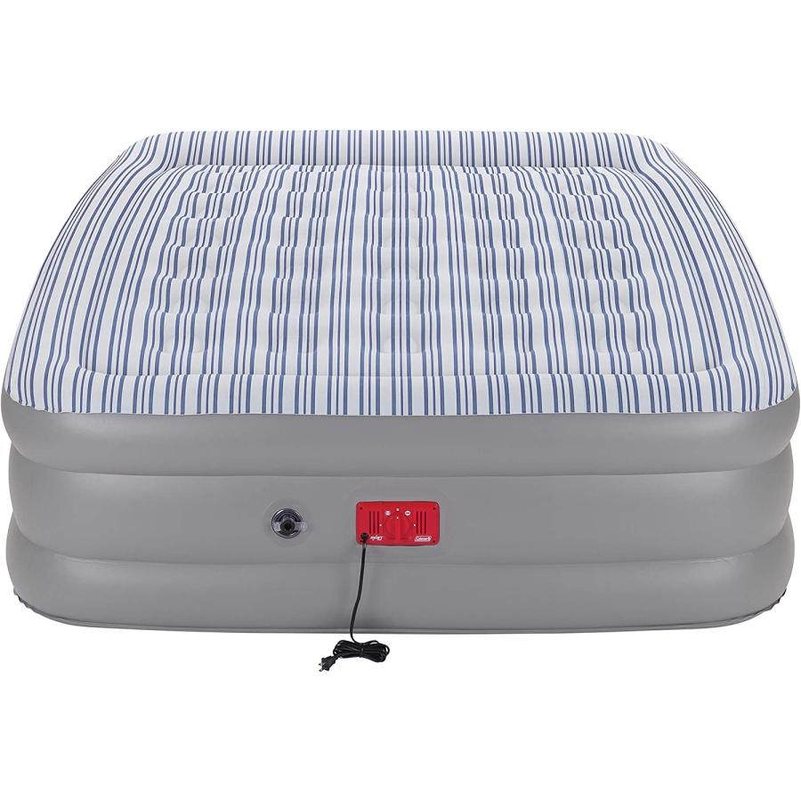 Coleman SupportRest Elite PillowStop Double-High Airbed , Grey/Stripe, Queen | Coleman | 01