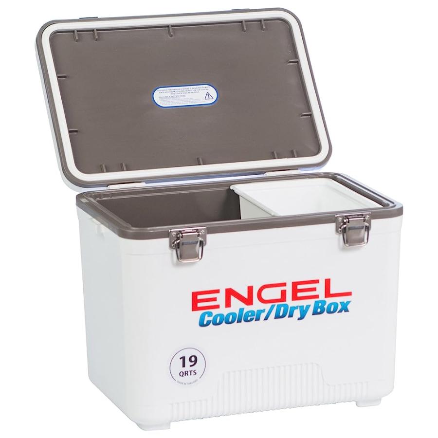 ENGEL UC19 19QT LEAK-PROOF, AIR TIGHT, DRYBOX COOLER AND SMALL HARD SHELL LUNCHBOX FOR MEN AND WOMEN IN WHITE |  | 05