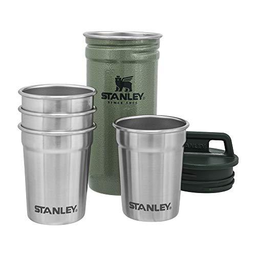 STANLEY 10-01705-033 THE NESTING SHOT GLASS SET HAMMERTONE GREEN SET OF 4-2OZ/59ML | STANLEY