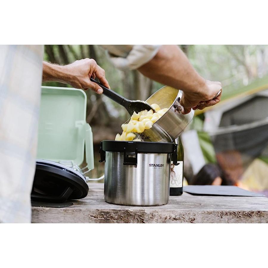 STANLEY ADVENTURE STAY HOT 3QT CAMP CROCK POT - VACUUM INSULATED STAINLESS STEEL FOOD CONTAINER - KEEPS FOOD HOT FOR 12 HRS & COLD FOR 16 HRS | STANLEY | 05