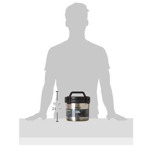 STANLEY ADVENTURE STAY HOT 3QT CAMP CROCK POT - VACUUM INSULATED STAINLESS STEEL FOOD CONTAINER - KEEPS FOOD HOT FOR 12 HRS & COLD FOR 16 HRS | STANLEY | 06