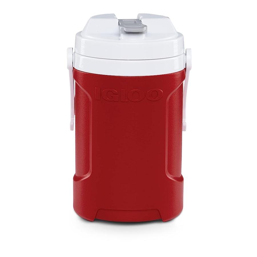 IGLOO RED 1/2 GALLON SPORTS JUG WITH HOOKS | LES CREATIONS