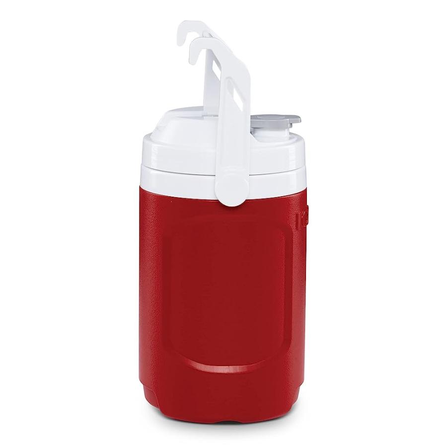 IGLOO RED 1/2 GALLON SPORTS JUG WITH HOOKS | LES CREATIONS | 02
