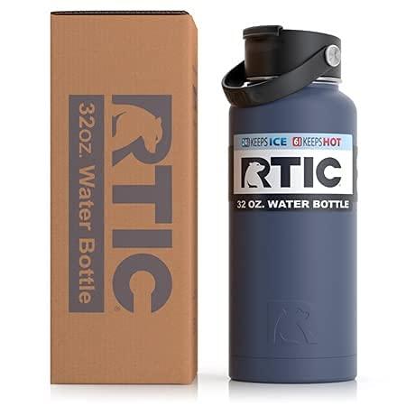 RTIC 32 OZ VACUUM INSULATED BOTTLE, METAL STAINLESS STEEL DOUBLE WALL INSULATION, BPA FREE REUSABLE, LEAK-PROOF THERMOS FLASK FOR WATER, HOT AND |  | 01