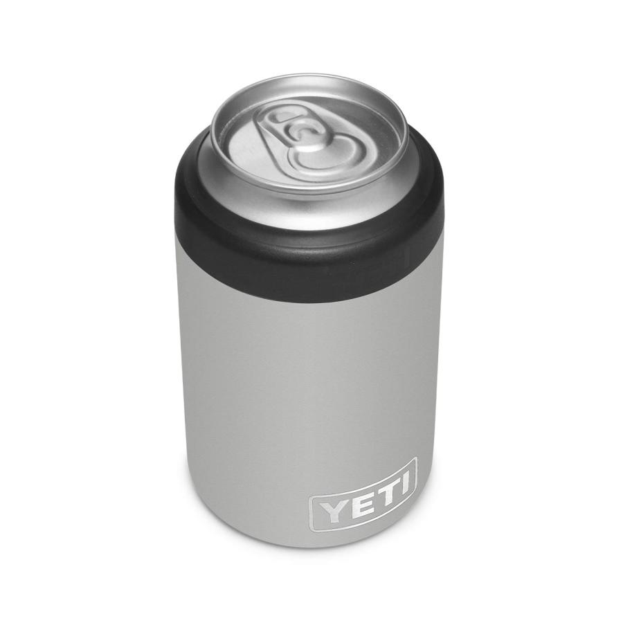 YETI Rambler 12オンス コルスター 標準缶クーラー:YETI 真空断熱 ステンレス製、グラネットグレー | YETI
