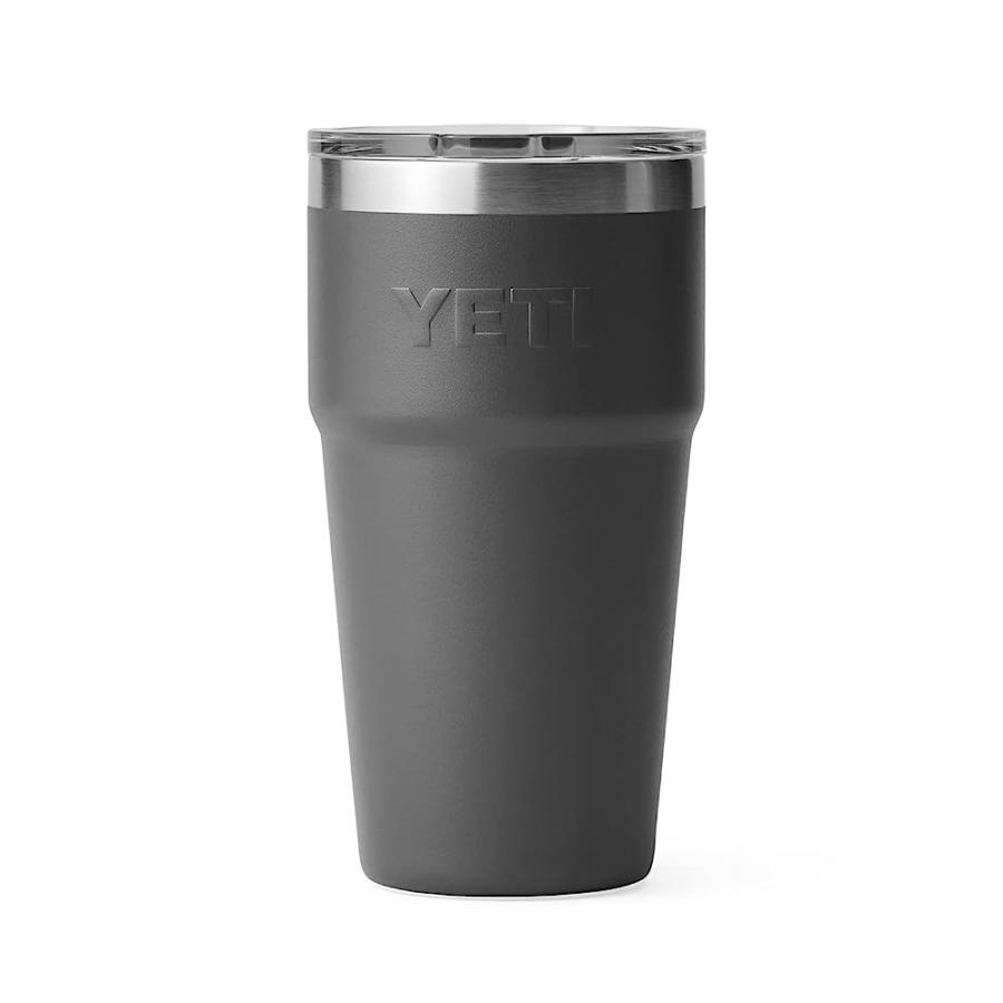 YETI RAMBLER 16 OZ STACKABLE PINT, VACUUM INSULATED, STAINLESS STEEL WITH MAGSLIDER LID, CHARCOAL | YETI | 04