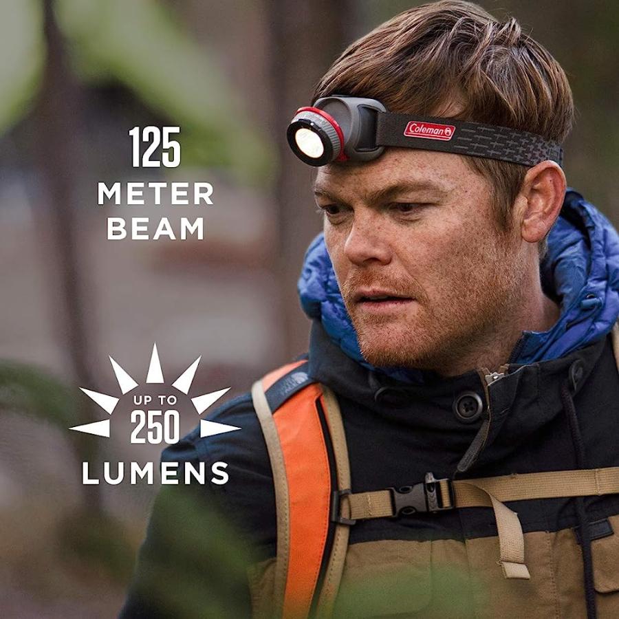 COLEMAN 250 LUMENS LED HEADLAMP WITH BATTERYGUARD | Coleman | 02