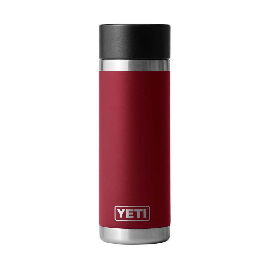 YETI Rambler 18オンス ボトル キャップ付き 真空断熱 ステンレス製、ハーベストレッド | YETI | 05