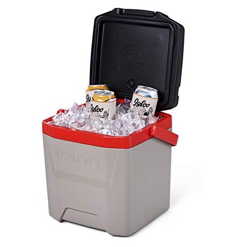 IGLOO QUANTUM COOLER, SANDSTONE/BLAZE RED/BLACK, 12 QUART | igloo | 01
