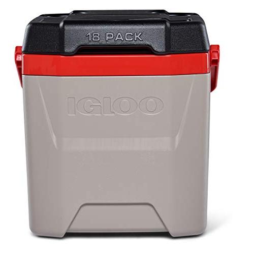 IGLOO QUANTUM COOLER, SANDSTONE/BLAZE RED/BLACK, 12 QUART | igloo | 03
