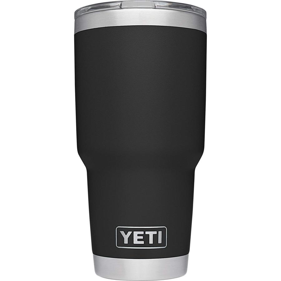 YETI Rambler 30オンス タンブラー 蓋付き 真空断熱 ステンレス製、ブラック | YETI