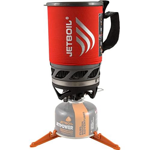 JETBOIL MICROMO LIGHTWEIGHT PRECISION CAMPING AND BACKPACKING STOVE COOKING SYSTEM WITH ADJUSTABLE HEAT CONTROL, TAMALE RED | JETBOIL