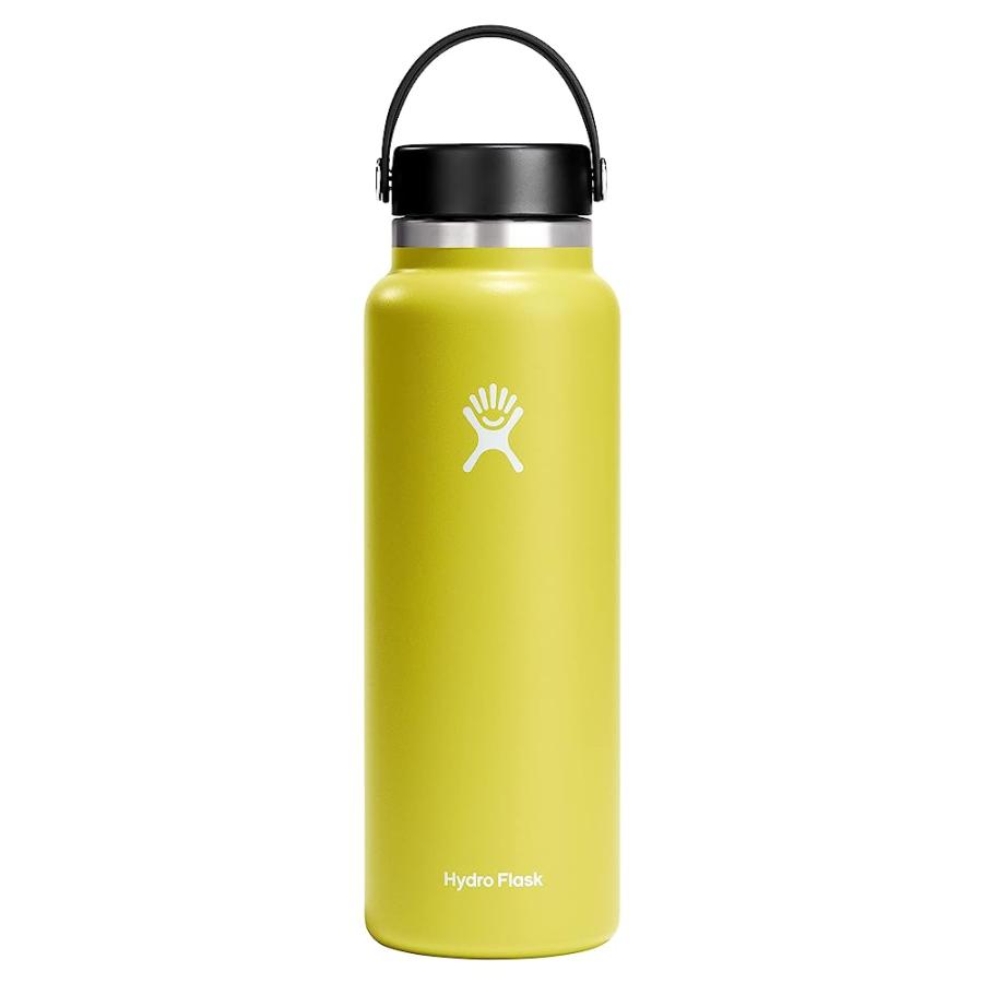 HYDRO FLASK 40 OZ WIDE MOUTH WITH FLEX CAP STAINLESS STEEL REUSABLE WATER BOTTLE CACTUS -VACUUM INSULATED, DISHWASHER SAFE, BPA-FREE, NON-TOXIC | HYDRO FLASK