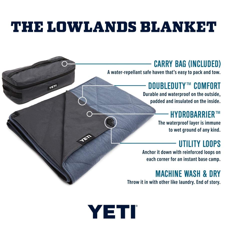 YETI Lowlands 多目的ブランケット トラベルバッグ付き、アルパインイエロー | YETI | 05