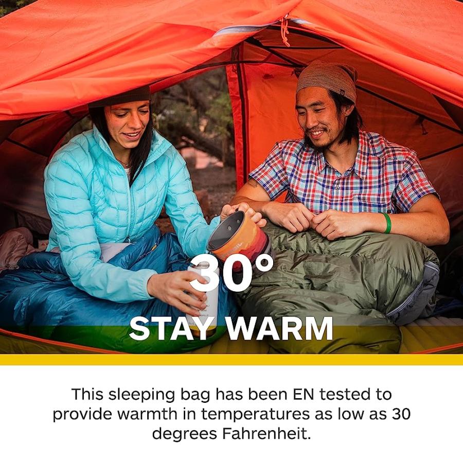 MARMOT IRONWOOD MUMMY SLEEPING BAG | DOWN-FILLED, LIGHTWEIGHT, 30-DEGREE RATING, BOMBER GREEN/STEEL ONYX, LONG | Marmot | 04