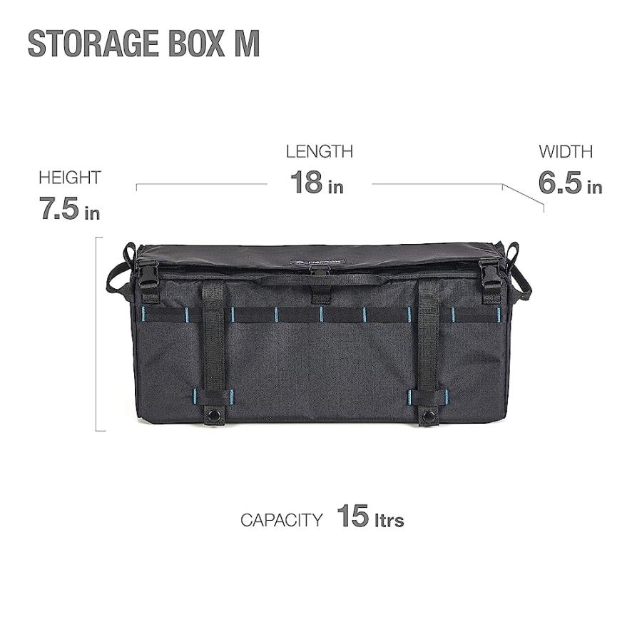 HELINOX STORAGE BOX ACCESSORY AND GEAR ORGANIZER, M (18 X 6.5 X 7.5) | Helinox | 01