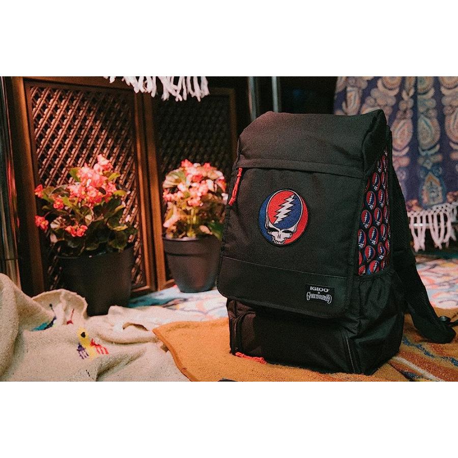 IGLOO 18-CAN LIMITED EDITION GRATEFUL DEAD COLLECTORS COOLER BACKPACK | igloo | 03