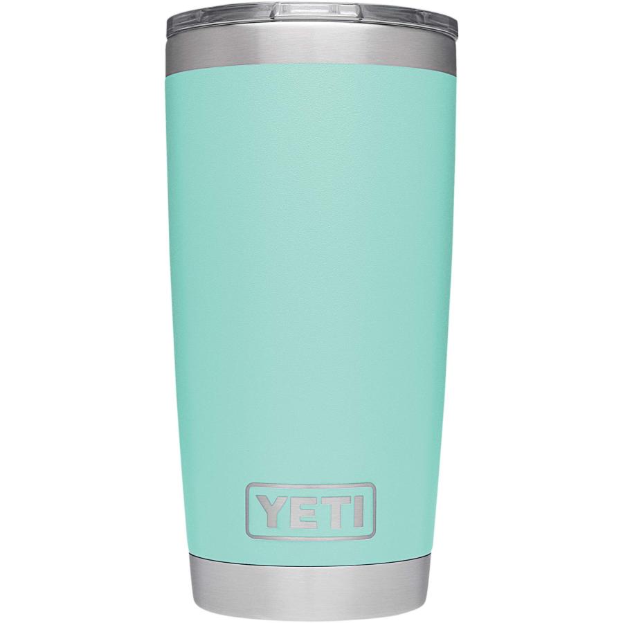 YETI Rambler 20オンス タンブラー 蓋付き 真空断熱 ステンレス製、シーフォーム | YETI