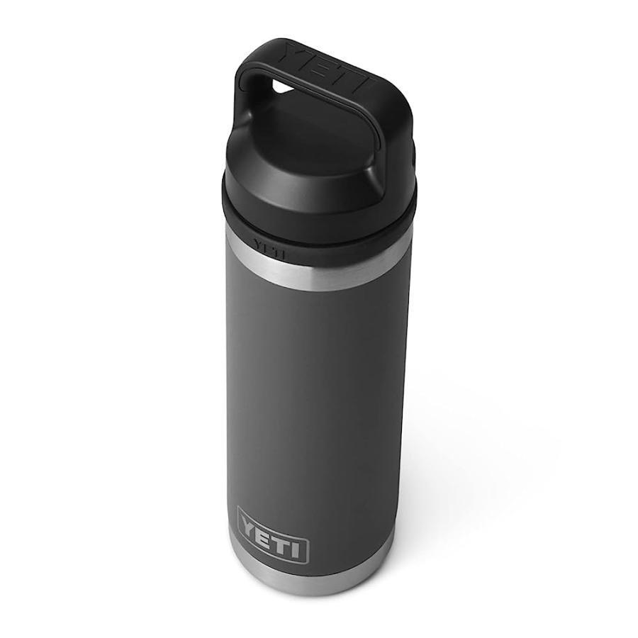 YETI RAMBLER 18 OZ BOTTLE, VACUUM INSULATED, STAINLESS STEEL WITH CHUG CAP, CHARCOAL | YETI | 02
