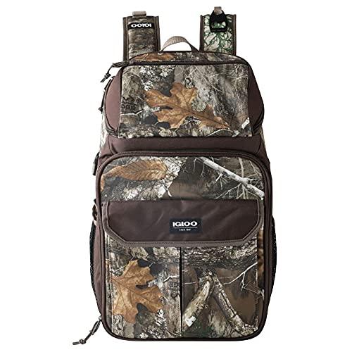 IGLOO LIGHTWEIGHT MAXCOLD INSULATED GIZMO 30-CAN BACKPACK COOLER, REALTREE CAMO | igloo