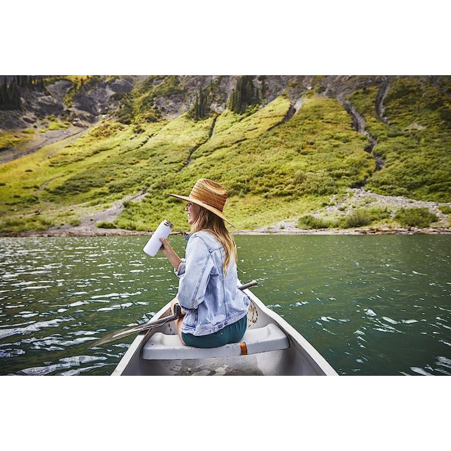 HYDRO FLASK WATER BOTTLE - WIDE MOUTH STRAW LID 2.0 - 40 OZ, SPEARMINT | HYDRO FLASK | 08