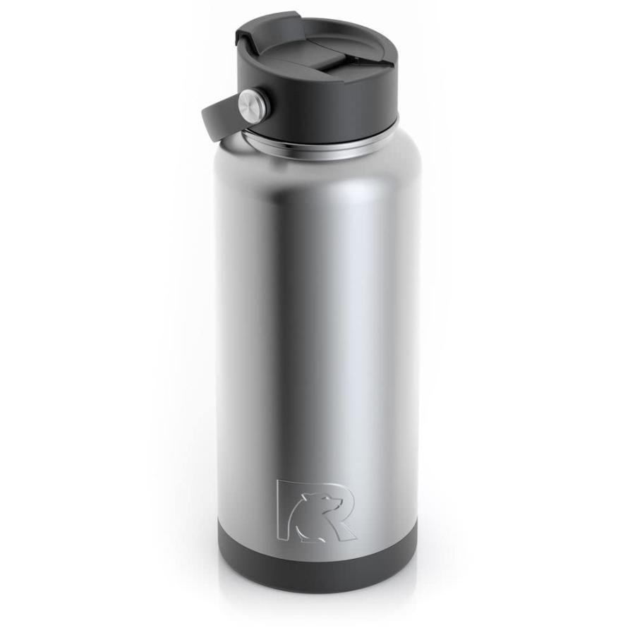 RTIC 32 OZ VACUUM INSULATED BOTTLE, METAL STAINLESS STEEL DOUBLE WALL INSULATION, BPA FREE REUSABLE, LEAK-PROOF THERMOS FLASK FOR WATER, HOT AND | 