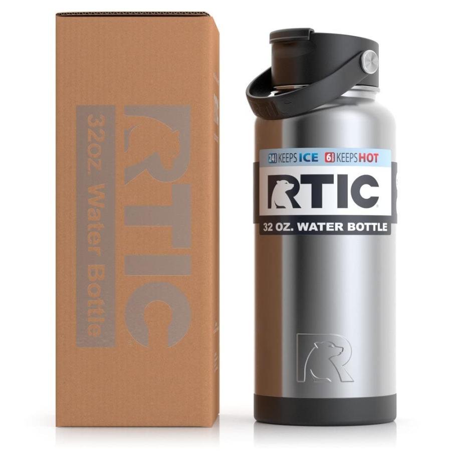 RTIC 32 OZ VACUUM INSULATED BOTTLE, METAL STAINLESS STEEL DOUBLE WALL INSULATION, BPA FREE REUSABLE, LEAK-PROOF THERMOS FLASK FOR WATER, HOT AND |  | 02