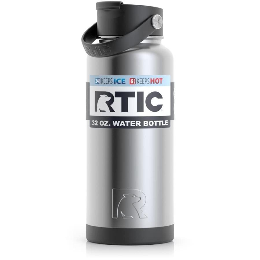 RTIC 32 OZ VACUUM INSULATED BOTTLE, METAL STAINLESS STEEL DOUBLE WALL INSULATION, BPA FREE REUSABLE, LEAK-PROOF THERMOS FLASK FOR WATER, HOT AND |  | 04