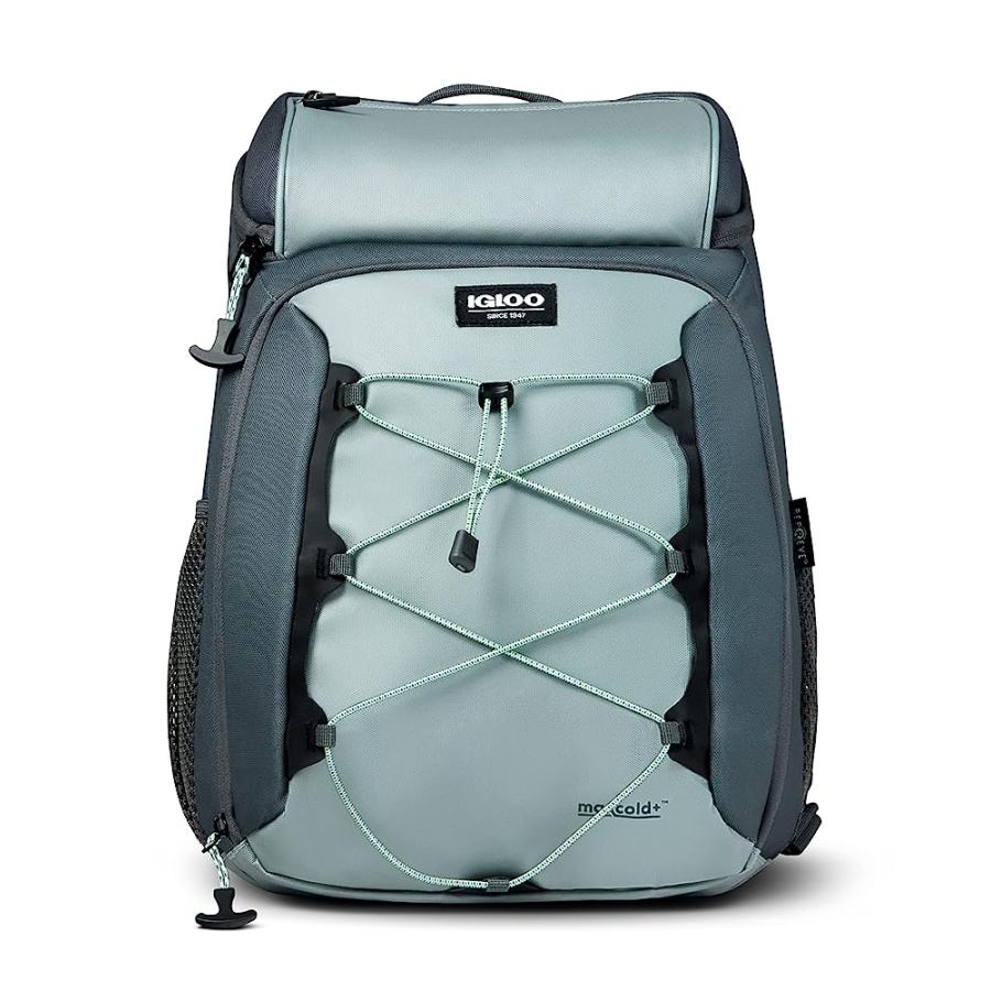 IGLOO GRAY SNAPDOWN 18 CAN SOFTSIDE BACKPACK | igloo
