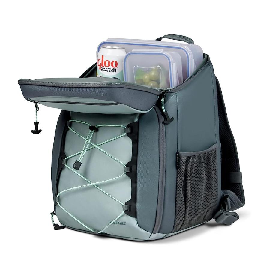 IGLOO GRAY SNAPDOWN 18 CAN SOFTSIDE BACKPACK | igloo | 03