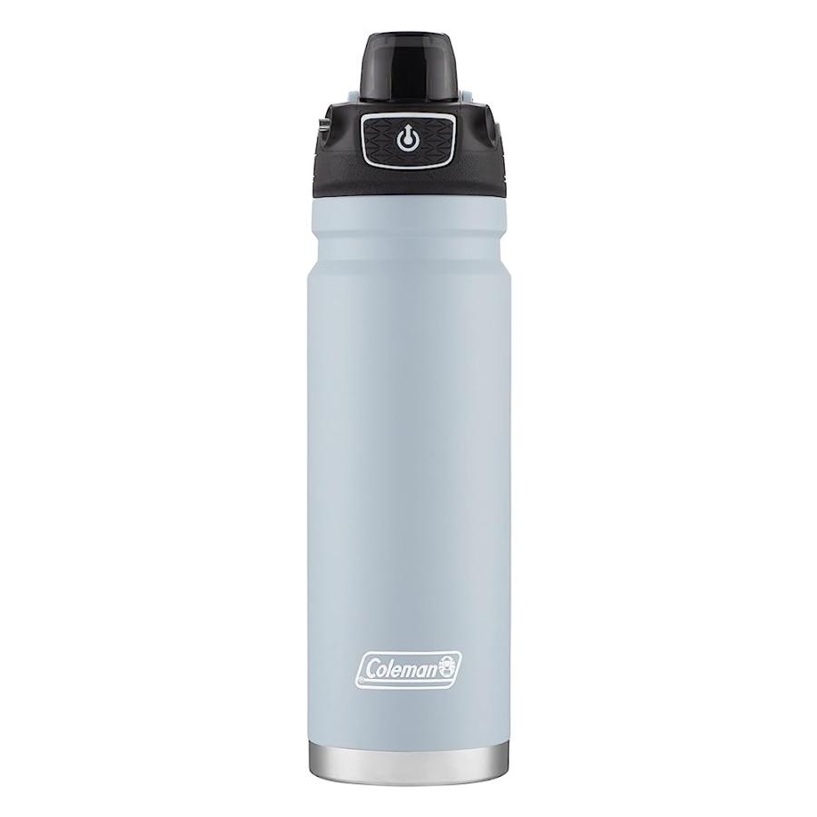 COLEMAN BURST 40 OZ. STAINLESS STEEL AUTOPOP WATER BOTTLE, FOG | Coleman
