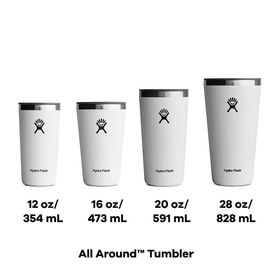 HYDRO FLASK 12 OZ ALL AROUND TUMBLER WHITE | HYDRO FLASK | 04