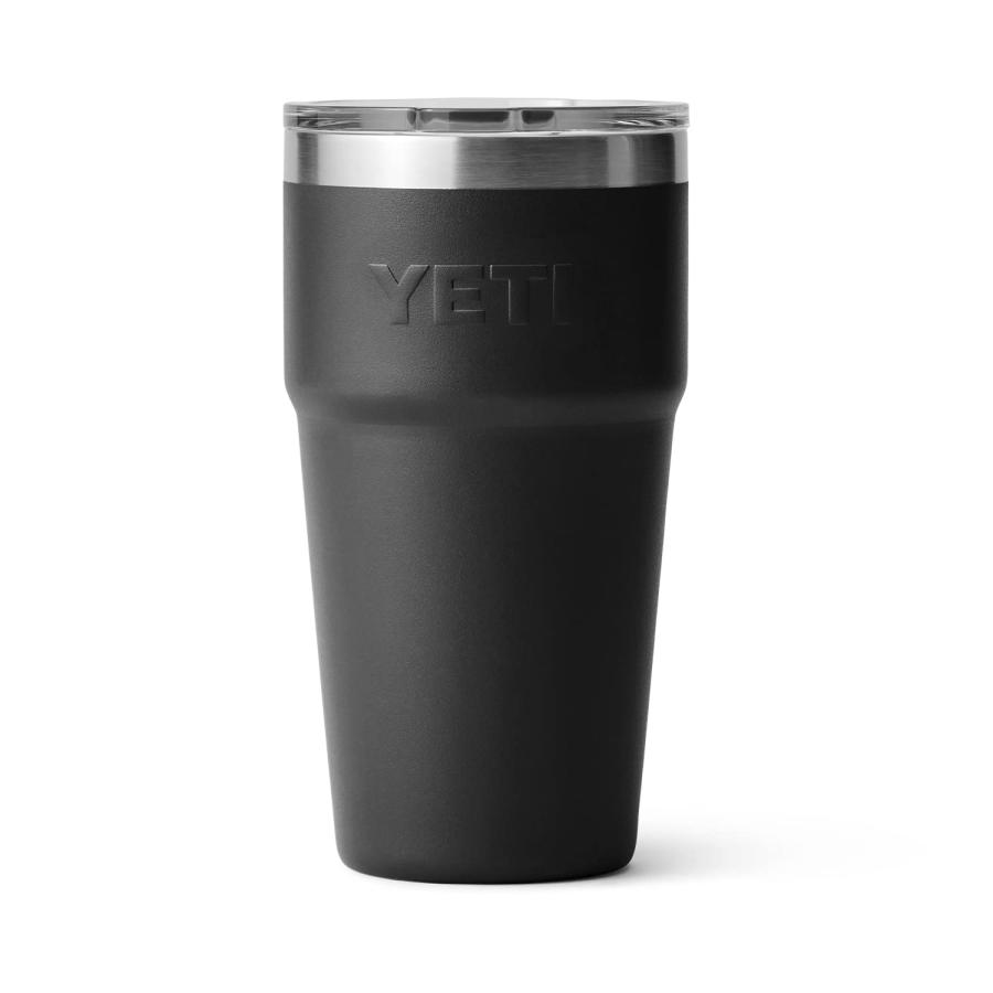 YETI Rambler 16オンス スタッカブルパイント マグスライダー蓋付き 真空断熱 ステンレス製、ブラック | YETI | 04