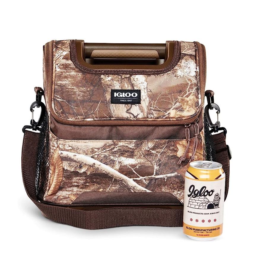 IGLOO 18 CAN LAGUNA SOFT SIDED COOLER BAG, BROWN CAMO, HUNTING - FISHING DRINK COOLER - LUNCH COOLER | igloo | 05