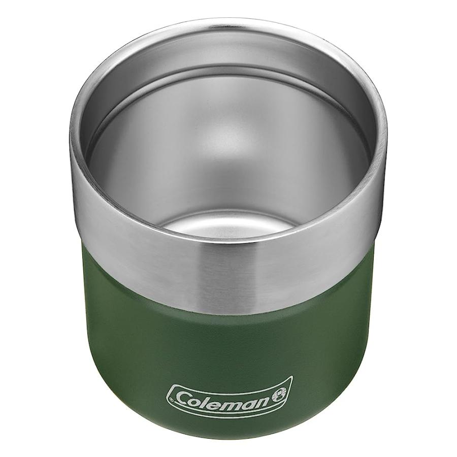 COLEMAN SUNDOWNER INSULATED STAINLESS STEEL ROCKS GLASS, HERITAGE GREEN, 13 OZ. | Coleman | 01