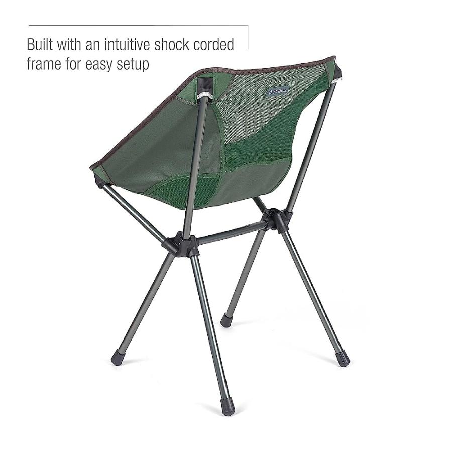 HELINOX CAF CHAIR COLLAPSIBLE OUTDOOR DINING CHAIR, FOREST GREEN | Helinox | 04