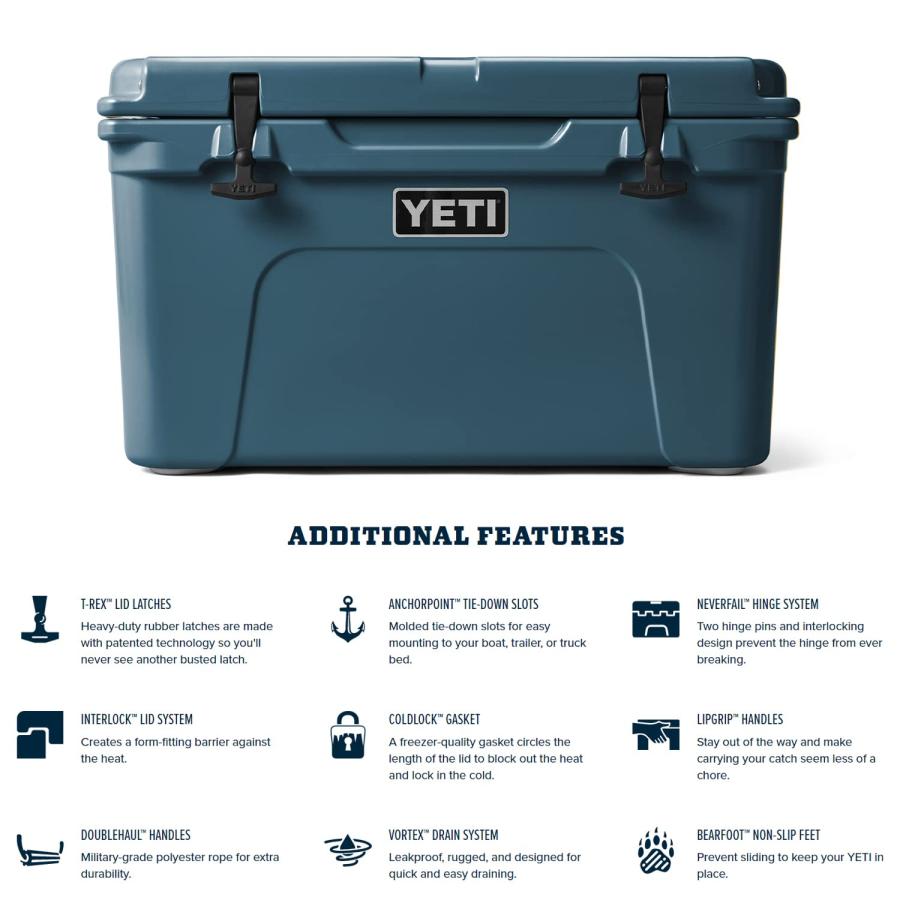 YETI Tundra 45 クーラー:YETIボックス、ノルディックブルー | YETI | 05