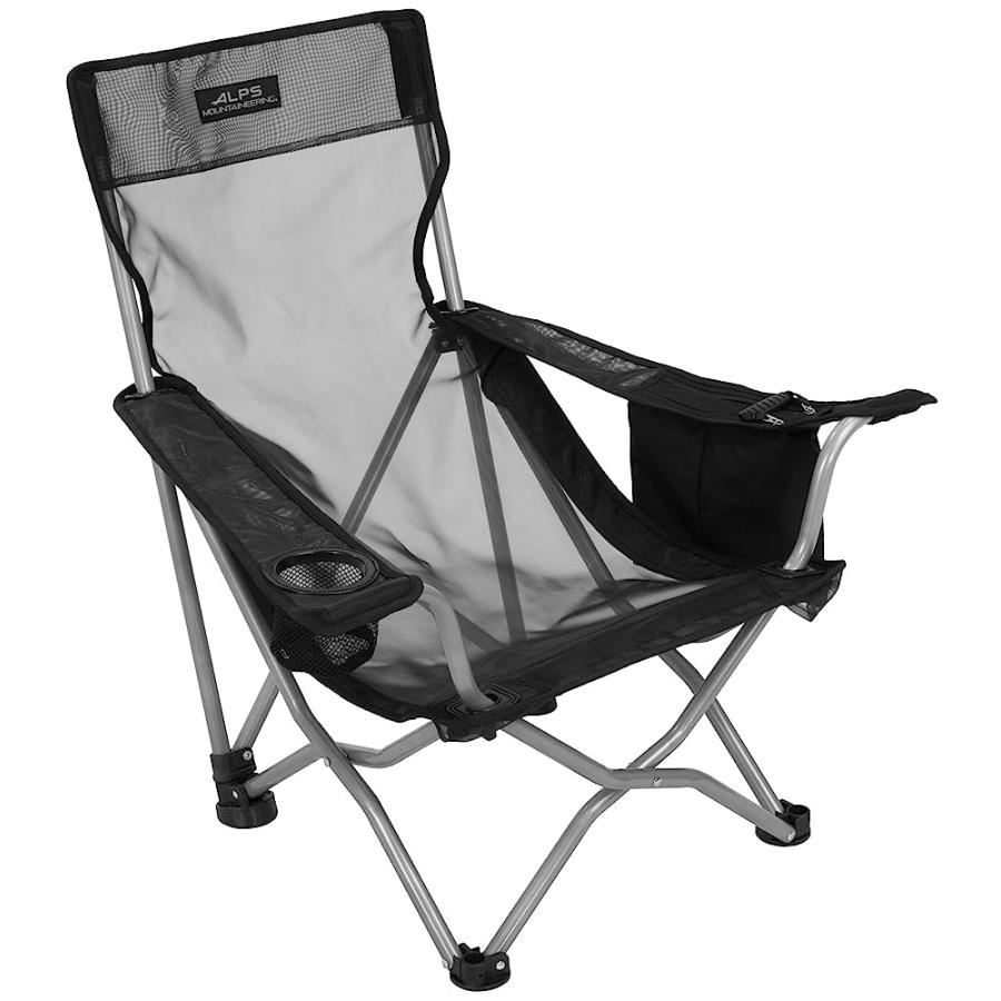 ALPS MOUNTAINEERING GETAWAY MESH CHAIR, BLACK 31-INCH X 22-INCH X 29.5-INCH | ALPS MOUNTAINEERING