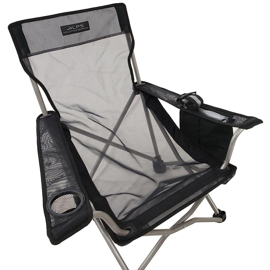 ALPS MOUNTAINEERING GETAWAY MESH CHAIR, BLACK 31-INCH X 22-INCH X 29.5-INCH | ALPS MOUNTAINEERING | 02