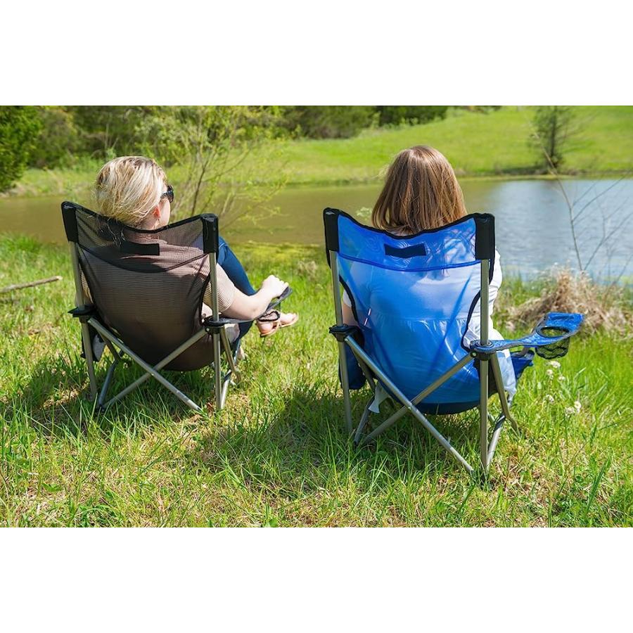 ALPS MOUNTAINEERING GETAWAY MESH CHAIR, BLACK 31-INCH X 22-INCH X 29.5-INCH | ALPS MOUNTAINEERING | 04