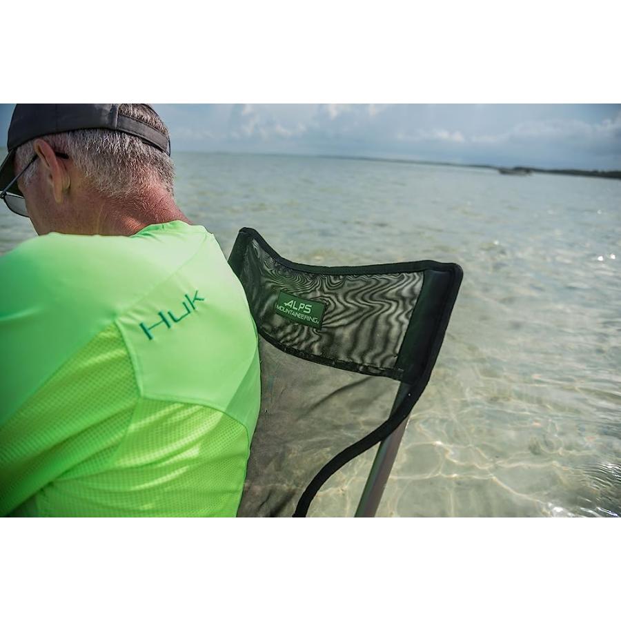 ALPS MOUNTAINEERING GETAWAY MESH CHAIR, BLACK 31-INCH X 22-INCH X 29.5-INCH | ALPS MOUNTAINEERING | 06