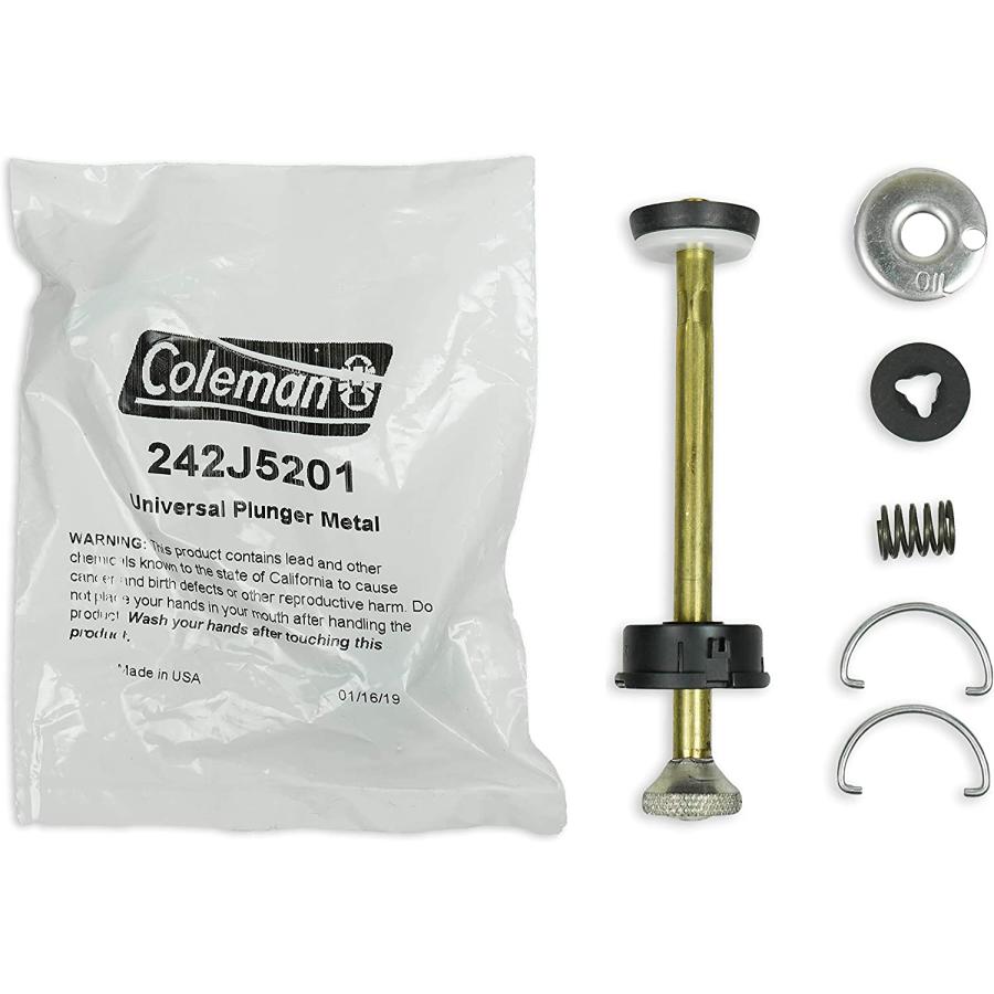 Coleman Universal Plunger Metal Part #: 242J5201 ; 4 Inch Long Plunger Pump Repair Kit ; Compatible Stoves & Lanterns | Coleman