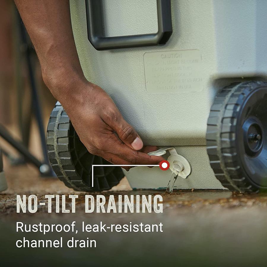 Coleman Ice Chest Coleman 316 Series Wheeled Hard Coolers, 100qt Rock Grey | Coleman | 05