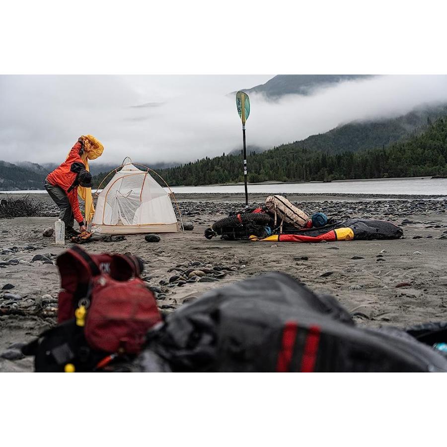 BIG AGNES FLY CREEK HV UL BIKEPACK - BIKEPACK SOLUTION DYE-PACKING TENT, 1 PERSON (YELLOW/GREIGE) | BIG AGNES | 04