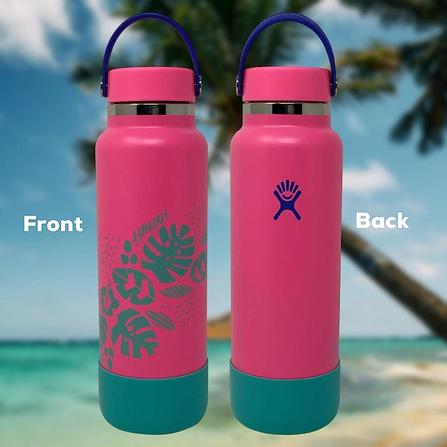HYDRO FLASK FLAMINGO WIDE MOUTH FLEX CAP BOTTLE, 1 EA | HYDRO FLASK | 01