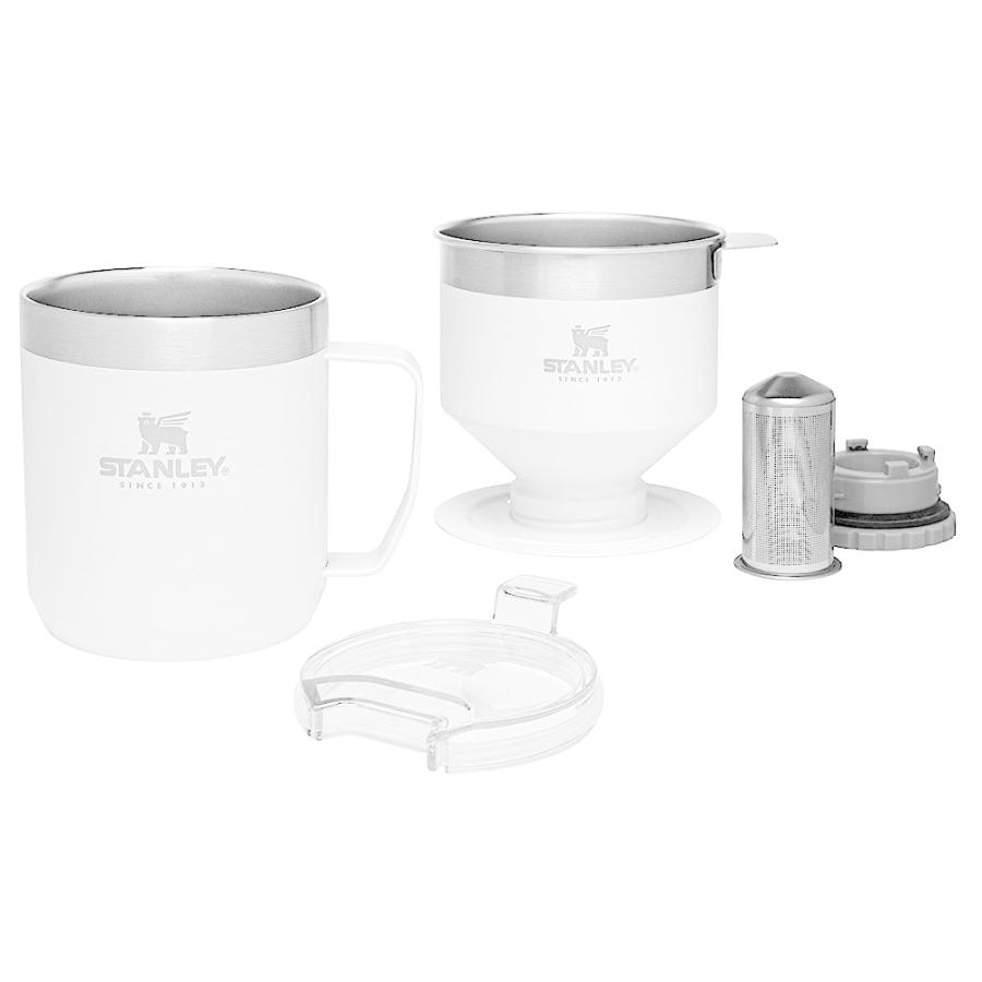 STANLEY THE CAMP POUR OVER COFFEE SET, POLAR, 1 SET (20OZ/12OZ) | STANLEY | 01